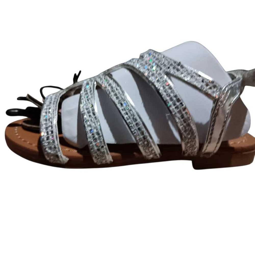 Dazzling Rhinestone Toddler Girls Sandles